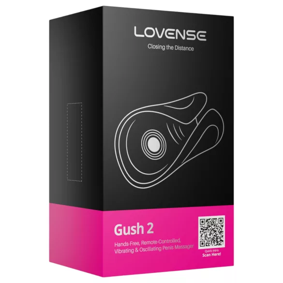 LOVENSE Gush 2 - vibrador peniano glande - silicone turquesa