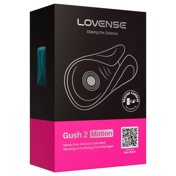 Lovense Gush 2 - Vibrador para gland app-controlado (turquesa)