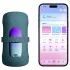 Lovense Gush 2 - Vibrador para gland app-controlado (turquesa)