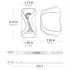 Lovense Gush 2 - Vibrador para gland app-controlado (turquesa)