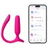 Lovense - vibrador anal com controle app - silicone rosa