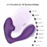 Tracy's Dog 2 - sugador clitoriano 2 em 1 vibrador - silicone lilás