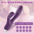 Tracy's Dog Rabbit - vibrador rabbit com estimulador clitoriano - silicone lilás