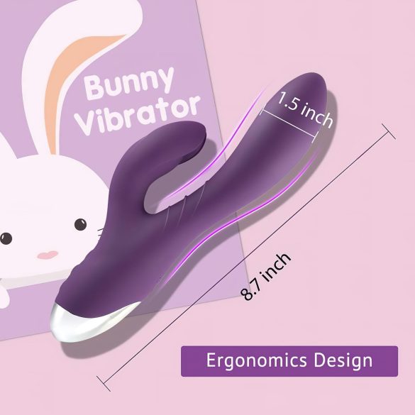 Tracy's Dog Rabbit - vibrador rabbit com estimulador clitoriano - silicone lilás