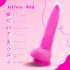 Tracy's Dog Jelivoy-Mid - vibrador realístico - 20cm - silicone rosa