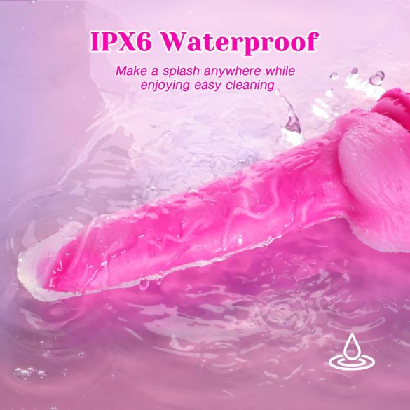 Tracy's Dog Jelivoy-Mid - vibrador realístico - 20cm - silicone rosa