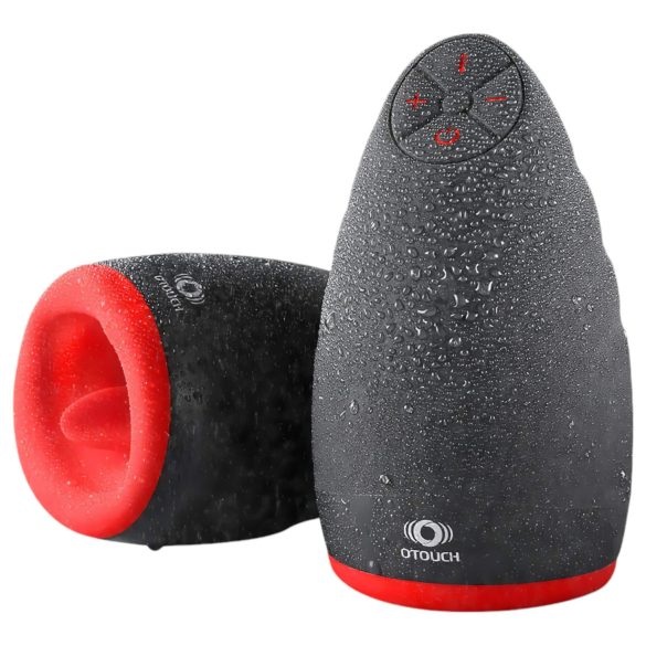 OTOUCH Chiven 2 - masturbador oral masculino recarregável - silicone preto