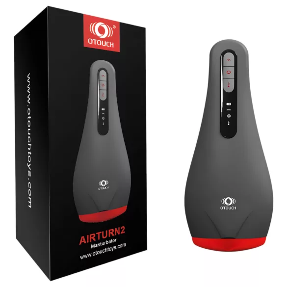 OTOUCH Airturn 2 - masturbador masculino com sucção recarregável - preto