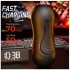 Leopard - vibrador masculino boca e vagina artificial - cor natural