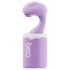 Leopard - vibrador sugador e vibratório - silicone - roxo