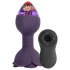 LOVISS Flower - vibrador anal com controlo remoto (roxo)