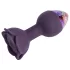 LOVISS Flower - vibrador anal com controlo remoto (roxo)