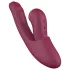 Vibeconnect - vibrador 2 em 1 ponto G e clitóris - silicone vermelho