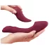 Vibeconnect - vibrador 2 em 1 ponto G e clitóris - silicone vermelho