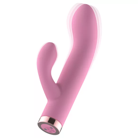 Passion Play - vibrador com estimulador de clitóris (rosa)