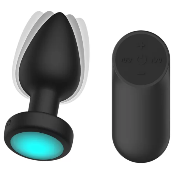 Passion Play - plug anal vibratório com luz LED - tamanho M