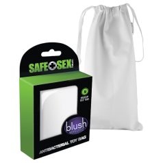   Safe Sex - bolsa de armazenamento discreta antibacteriana - branca (M)