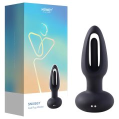   Honey Play Box Snuggy - vibrador anal língua - silicone preto