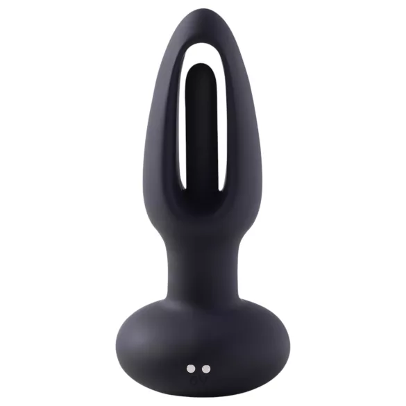 Honey Play Box Snuggy - vibrador anal língua - silicone preto