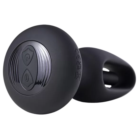 Honey Play Box Snuggy - vibrador anal língua - silicone preto