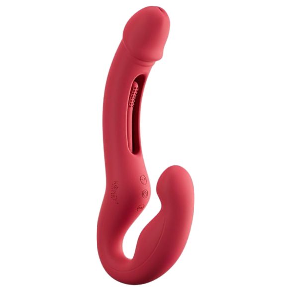 Honey Play Box Harmony Duo - vibrador de língua com cinta inteligente - vermelho