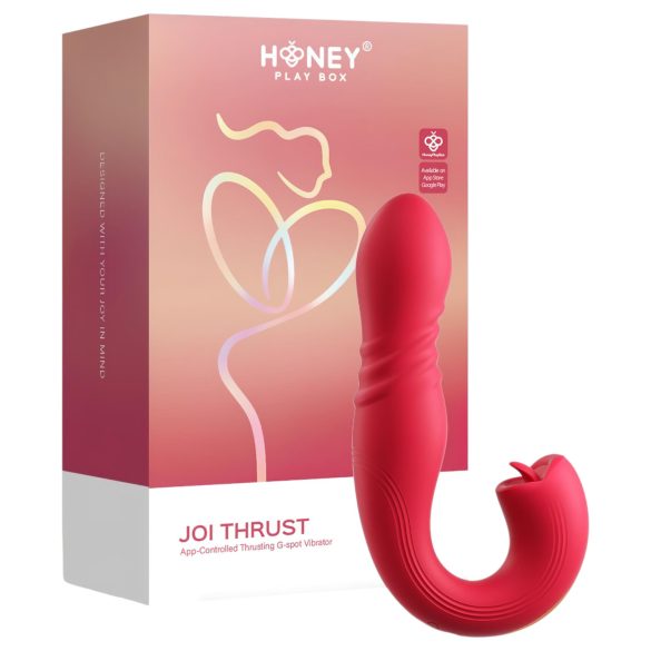 Honey Play Box Joi Thrust 2 - vibrador sugador e penetrador inteligente