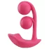 Honey Play Box Melody - vibrador 2 em 1 com contas - silicone vermelho