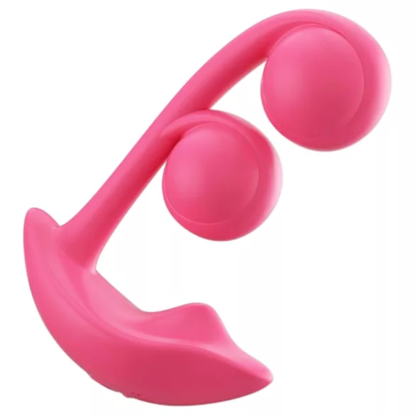 Honey Play Box Melody - vibrador 2 em 1 com contas - silicone vermelho
