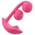 Honey Play Box Melody - vibrador 2 em 1 com contas - silicone vermelho