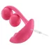 Honey Play Box Melody - vibrador 2 em 1 com contas - silicone vermelho