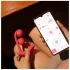 Honey Play Box Melody - vibrador 2 em 1 com contas - silicone vermelho