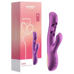   Honey Play Box Gem - vibrador ponto G e clitóris inteligente - bolinhas lilás