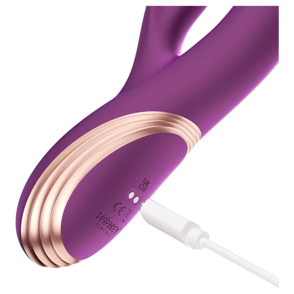 Honey Play Box Gem - vibrador ponto G e clitóris inteligente - bolinhas lilás