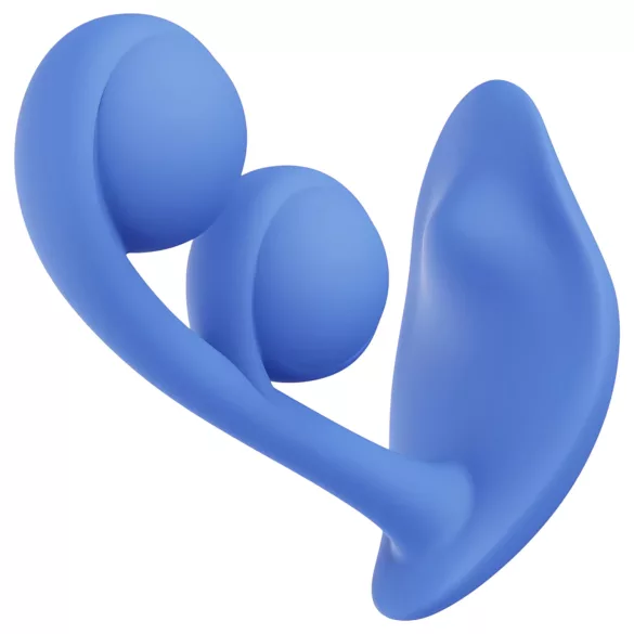 Honey Play Box Melody - vibrador 2 em 1 com contas inteligente - silicone azul