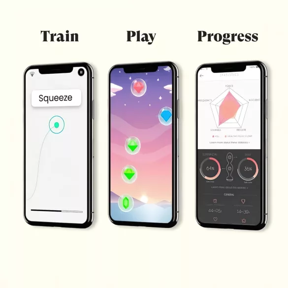 Perifit - bola vaginal inteligente recarregável - silicone rosa