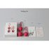 Cotoxo Cherry - conjunto de 2 bolas tailandesas - vermelho