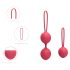 Cotoxo Cherry - conjunto de 2 bolas tailandesas - vermelho