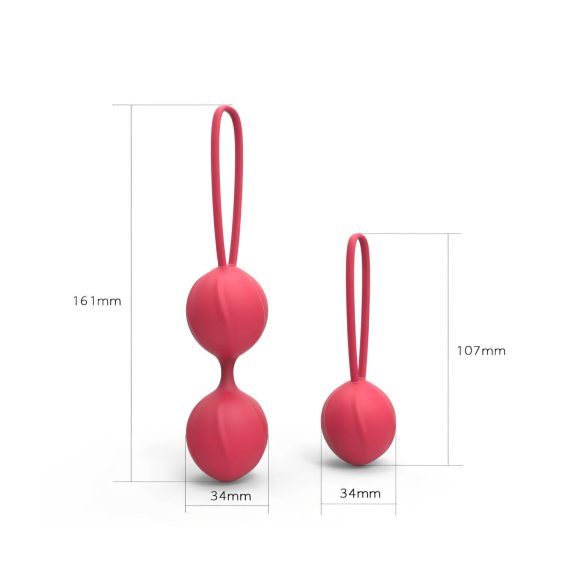 Cotoxo Cherry - conjunto de 2 bolas tailandesas - vermelho
