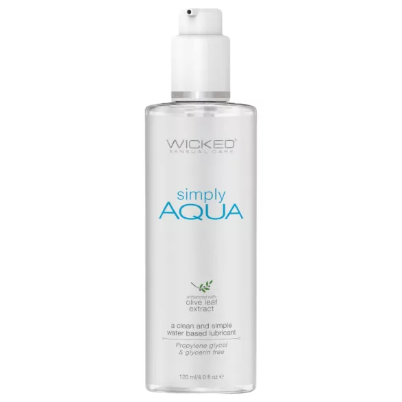 Wicked Simple Aqua - lubrificante vegano à base de água - 120ml