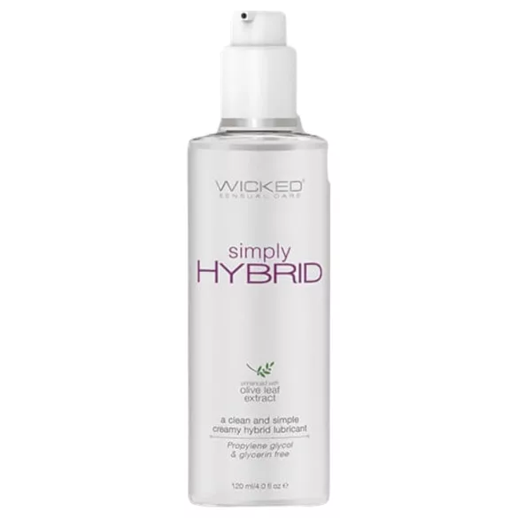 Wicked Simply Hybrid - lubrificante híbrido à base mista - 120ml