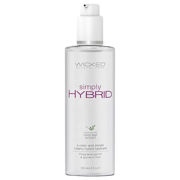 Wicked Simply Hybrid - lubrificante híbrido à base mista - 120ml