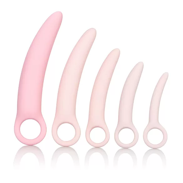CalExotics Inspire - kit dilatador vaginal saúde íntima - silicone rosa