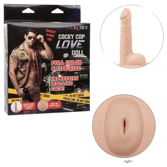 Cocky Cup - boneco inflável masculino - tamanho real