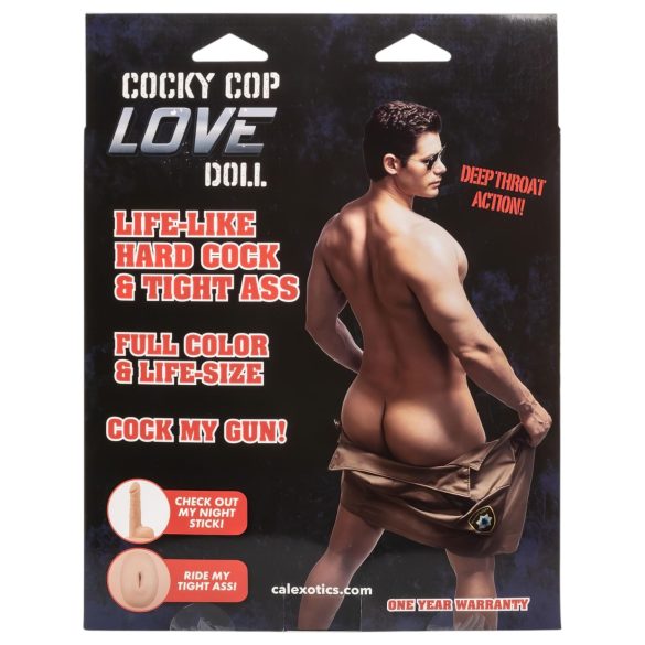 Cocky Cup - boneco inflável masculino - tamanho real