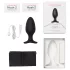 Lovense Hush 2 L - vibrador anal pequeno recarregável 57mm - preto