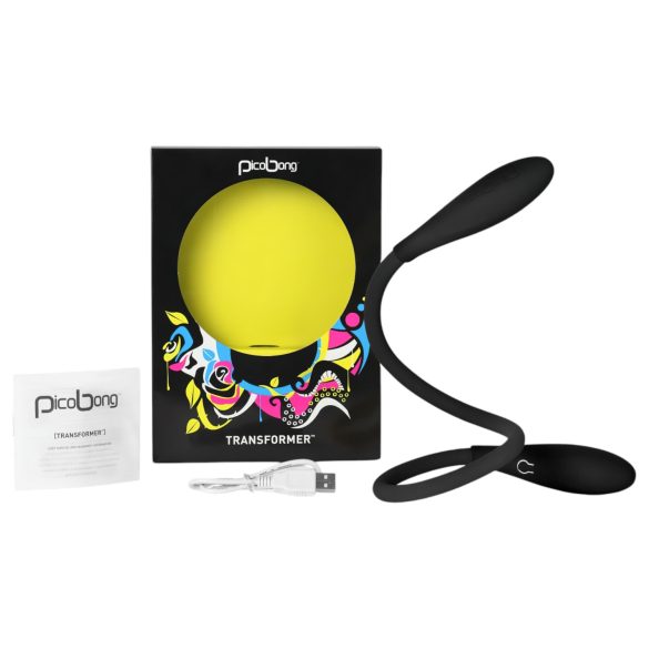 Picobong Transformer - vibrador unissex à prova d'água (preto)