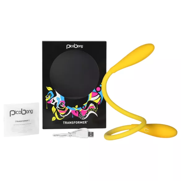 Picobong Transformer - vibrador unissex à prova d'água (amarelo)