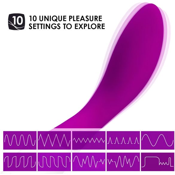 LELO Mona Wave - vibrador ponto G à prova d’água - silicone roxo