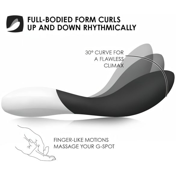 LELO Mona Wave - vibrador ponto G à prova d'água - preto