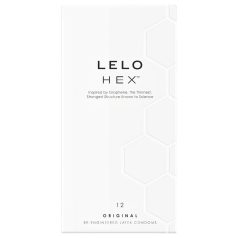   LELO Hex Original - preservativo premium - látex - 12 unidades